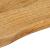 Blat masă cu margini naturale, 90x40x2,5 cm, lemn masiv mango GartenMobel Dekor