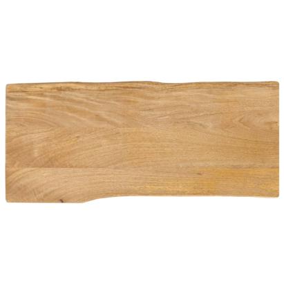 Blat masă cu margini naturale, 90x40x2,5 cm, lemn masiv mango GartenMobel Dekor