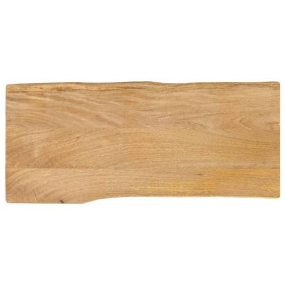 Blat masă cu margini naturale, 100x40x2,5 cm, lemn masiv mango GartenMobel Dekor