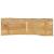 Blat masă cu margini naturale, 110x40x2,5 cm, lemn masiv mango GartenMobel Dekor