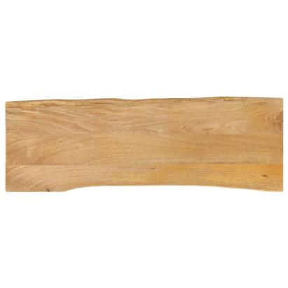 Blat masă cu margini naturale, 110x40x2,5 cm, lemn masiv mango GartenMobel Dekor