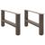 Picioare măsuță de cafea oțel natural 2 buc 60x(30-31) cm oțel GartenMobel Dekor