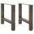 Picioare măsuță de cafea oțel natural 2 buc 50x(42-43) cm oțel GartenMobel Dekor