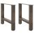 Picioare măsuță de cafea Oțel natural 2 buc 60x(42-43) cm Oțel GartenMobel Dekor
