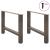 Picioare măsuță de cafea Oțel natural 2 buc 70x(42-43) cm Oțel GartenMobel Dekor