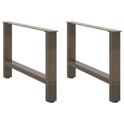 Picioare măsuță de cafea Oțel natural 2 buc 70x(42-43) cm Oțel GartenMobel Dekor