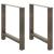 Picioare măsuță de cafea Oțel natural 2 buc 70x(72-73) cm Oțel GartenMobel Dekor