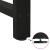 Picioare măsuță de cafea Negru 2 buc 90x(72-73) cm Oțel GartenMobel Dekor