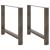 Picioare măsuță de cafea Oțel natural 2 buc 90x(72-73) cm Oțel GartenMobel Dekor