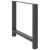 Picioare măsuță de cafea Antracit 2 buc 100x(72-73) cm Oțel GartenMobel Dekor