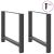 Picioare măsuță de cafea Antracit 2 buc 100x(72-73) cm Oțel GartenMobel Dekor