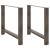 Picioare măsuță de cafea Oțel natural 2 buc 100x(72-73) cm Oțel GartenMobel Dekor