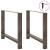 Picioare măsuță de cafea Oțel natural 2 buc 100x(72-73) cm Oțel GartenMobel Dekor