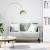 Canapea loveseat, gri deschis, 111 cm, catifea GartenMobel Dekor
