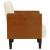 Canapea Scaun cu cotiere, crem, 55 cm, catifea GartenMobel Dekor