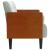 Canapea loveseat cu perne de sustinere gri deschis 110 cm GartenMobel Dekor