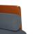 Canapea loveseat cu perne de sustinere gri închis 110cm catifea GartenMobel Dekor