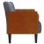 Canapea loveseat cu perne de sustinere gri închis 110cm catifea GartenMobel Dekor