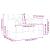 Canapea loveseat cu perne de suport maro 110 cm catifea GartenMobel Dekor