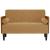 Canapea loveseat cu perne de suport maro 110 cm catifea GartenMobel Dekor