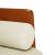 Canapea loveseat cu perne de sustinere crem 110 cm catifea GartenMobel Dekor