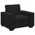 Canapea scaun negru 59 cm catifea GartenMobel Dekor