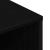 Dulap TV Stejar Negru 80x40x40 cm Lemn prelucrat GartenMobel Dekor