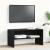 Dulap TV Stejar Negru 80x40x40 cm Lemn prelucrat GartenMobel Dekor