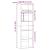 Bibliotecă Stejar negru 60x30x189 cm Lemn prelucrat GartenMobel Dekor