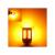 Set 2 becuri o faza T.V. BA15S  84SMD Canbus 12V-24V nonpolar Lumina galbena 1000 lumen  25W  Cod: HH001 Automotive TrustedCars