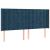 Pat box spring cu saltea, albastru închis, 160x200 cm, catifea GartenMobel Dekor