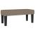 Pat box spring cu saltea, gri taupe, 80x200 cm, textil GartenMobel Dekor