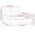 Pat box spring cu saltea, alb, 160x200 cm, piele ecologică GartenMobel Dekor