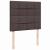 Pat box spring cu saltea, maro închis, 120x200 cm, textil GartenMobel Dekor