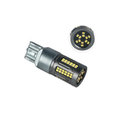 Set 2 becuri 2 faze T20 7440  84SMD  Canbus  12V-24V nonpolar lumina alba 1000 lumen  25w  Cod: HH012 Automotive TrustedCars