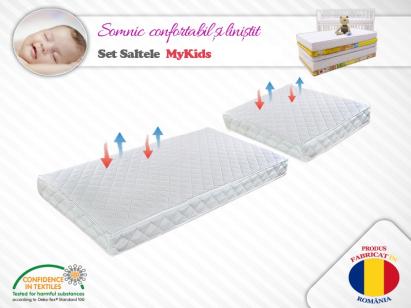 Set Saltea copii MyKids spuma Relax 120x70x12 + 50x70x12 (cm) GreatGoods Plaything