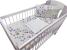 Lenjerie MyKids Mini Patratel Multicolor Buline Maro 4 Piese 120x60 GreatGoods Plaything