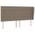 Pat box spring cu saltea, gri taupe, 160x200 cm material textil GartenMobel Dekor