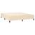 Pat box spring cu saltea, crem, 160x200 cm, material textil GartenMobel Dekor