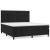 Pat box spring cu saltea, negru, 180x200 cm, catifea GartenMobel Dekor