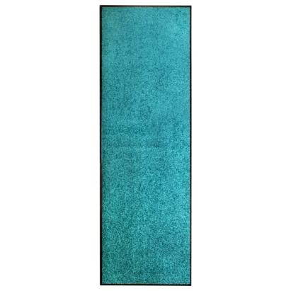 Covoraș de ușă lavabil, cyan, 60 x 180 cm GartenMobel Dekor
