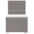 Pat box spring cu saltea, gri taupe, 80x200 cm, textil GartenMobel Dekor