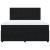 Pat box spring cu saltea, negru, 180x200 cm, catifea GartenMobel Dekor