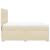 Pat box spring cu saltea, crem, 160x200 cm, material textil GartenMobel Dekor