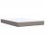 Pat box spring cu saltea, gri taupe, 160x200 cm material textil GartenMobel Dekor