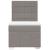 Pat box spring cu saltea, gri taupe, 80x200 cm, textil GartenMobel Dekor