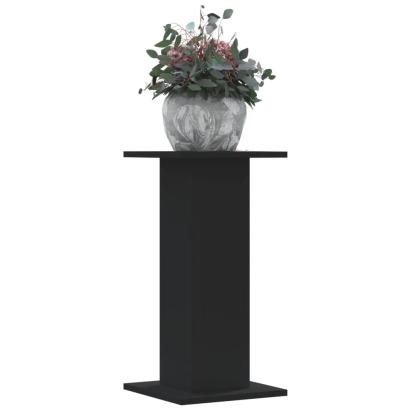 Suporturi de plante, 2 buc., negru, 30x30x60 cm, lemn prelucrat GartenMobel Dekor