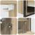 Set mobilier de baie, 2 piese, stejar sonoma, lemn prelucrat GartenMobel Dekor