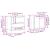Set mobilier de baie, 2 piese, gri sonoma, lemn prelucrat GartenMobel Dekor
