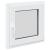 Fereastra de subsol „RISOR” 60x60 cm Pt&Turn DIN Dreapta Alb GartenMobel Dekor